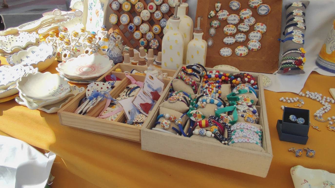 La feria artesana se celebra estos días en la ciudad leonesa.