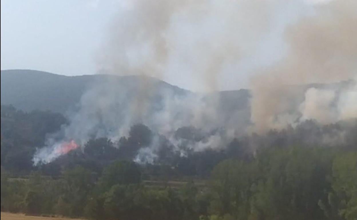 Incendio en Otero de las Dueñas.