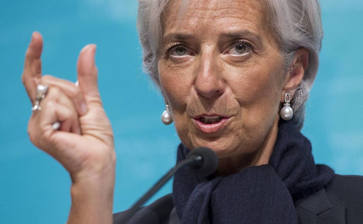 La presidenta del BCE, Christine Lagarde. 