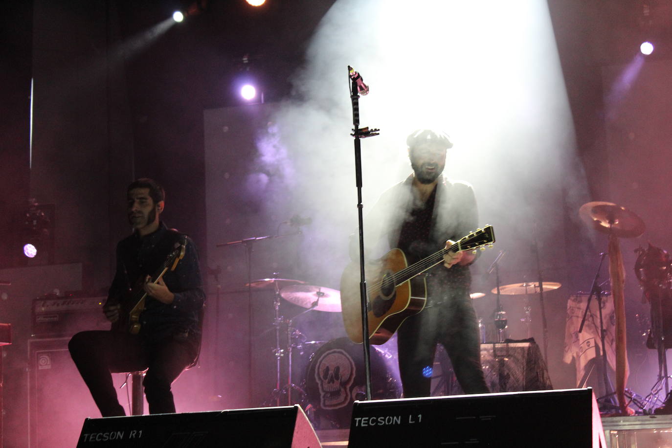 Sidecars durante el concierto de Ponferrada.