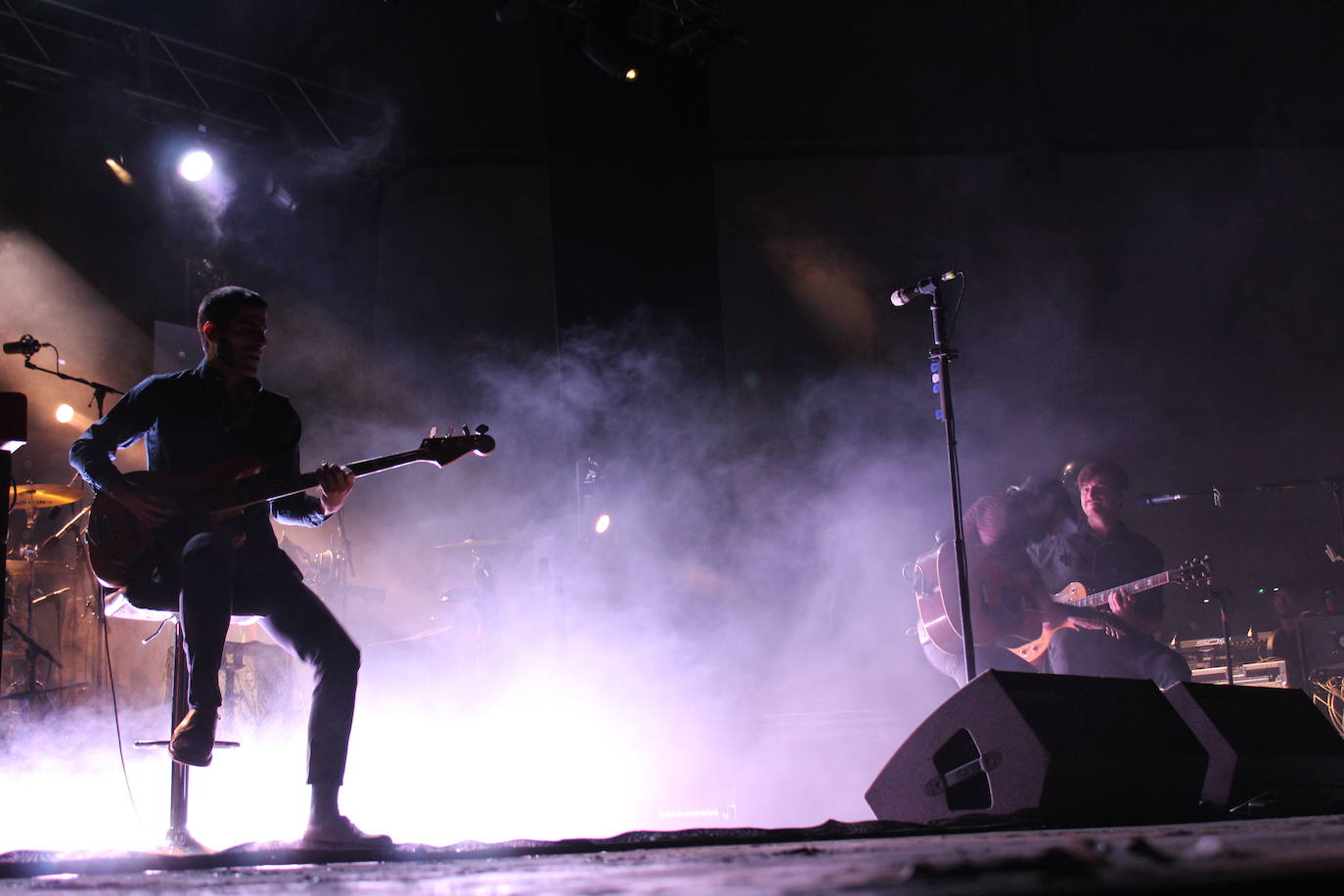 Sidecars durante el concierto de Ponferrada.