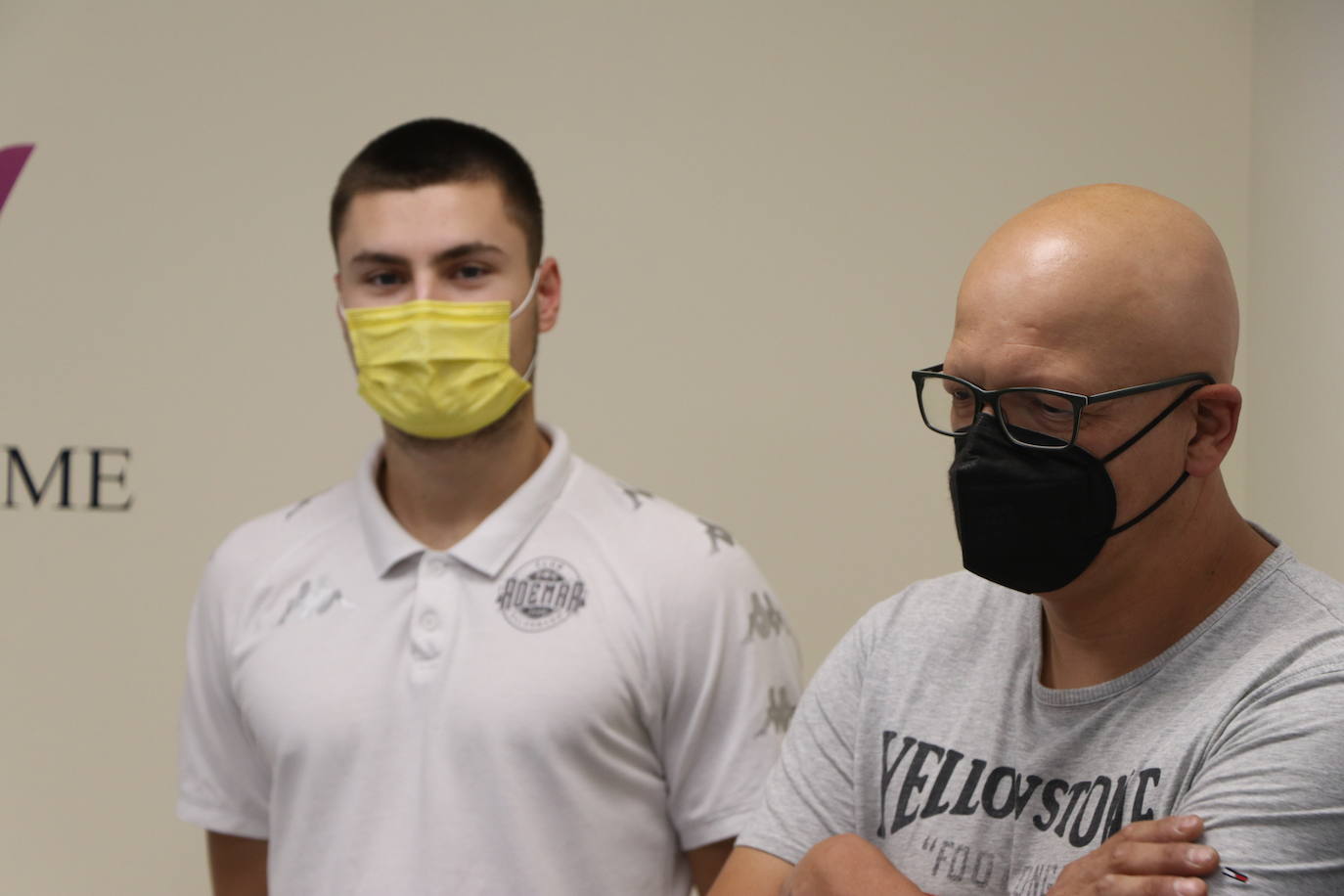 De izquierda a derecha, Jocinovic, Milosavljevic y Šoljić.