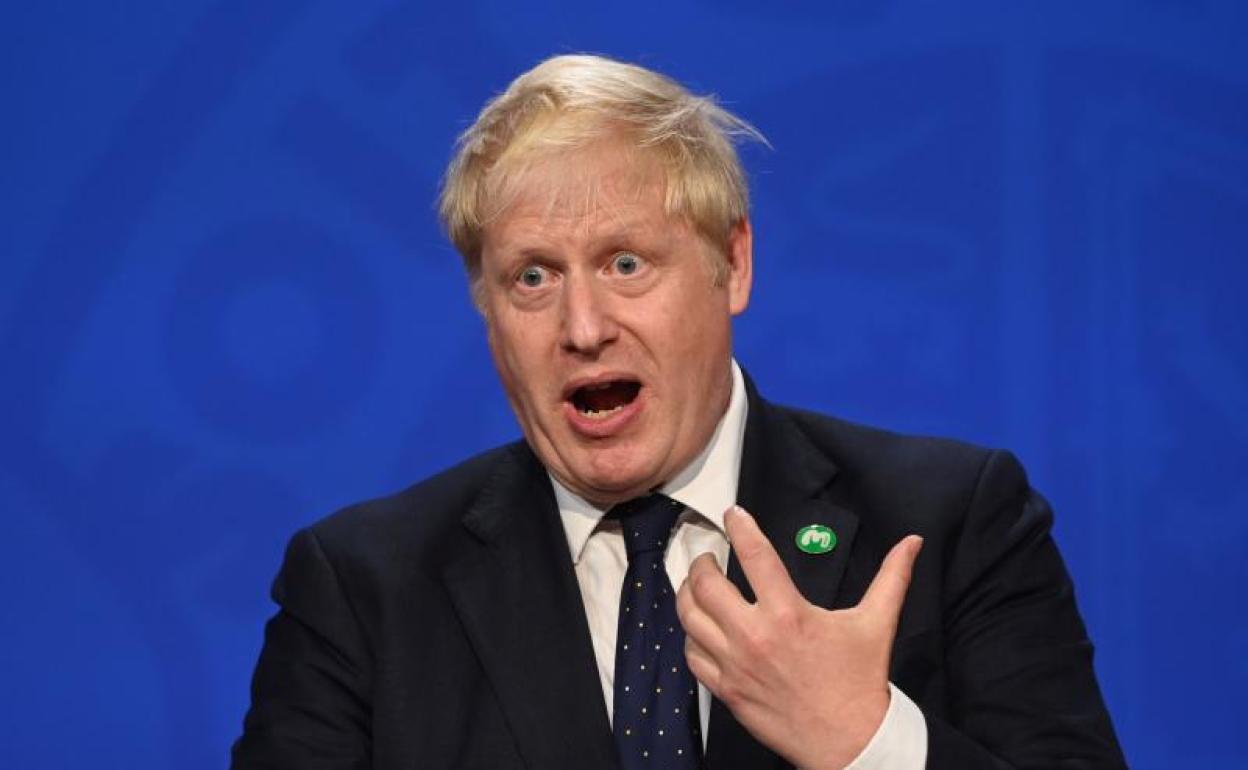 El primer ministro británico Boris Johnson. 