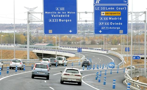 Tramo de la ronda de León.