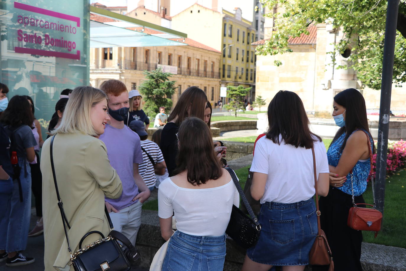 230 alumnos aterrizan en León llegados de distintos puntos de Europa y otros continentes