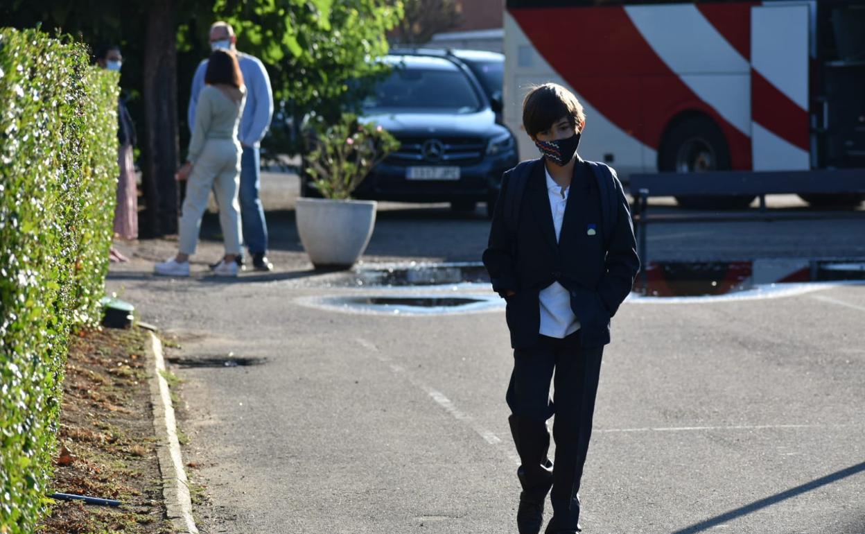 Imagen de la vuelta a las aulas en el Peñacorada.