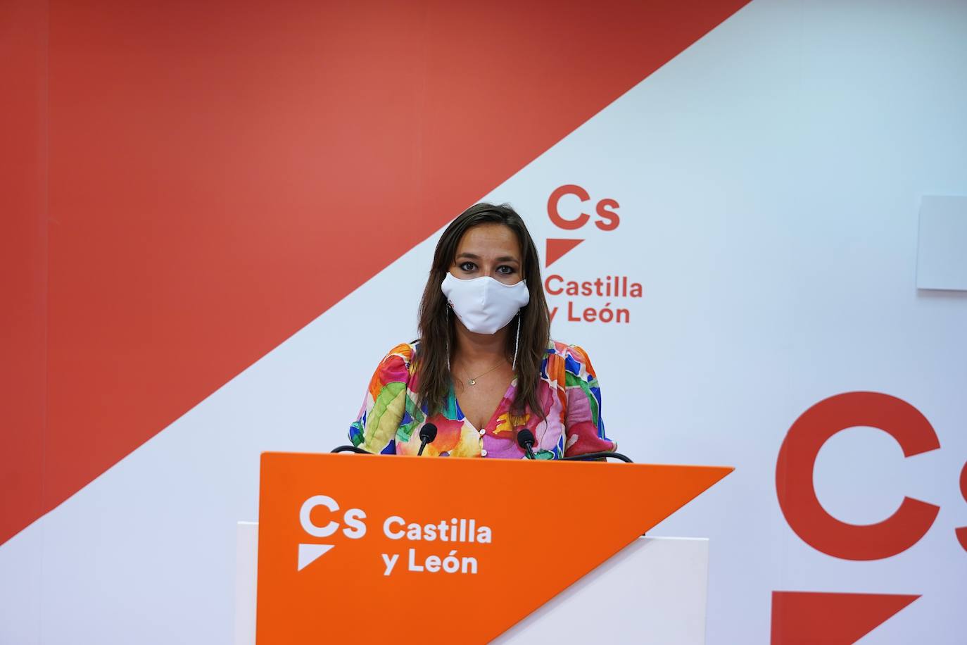 Comparece la coordinadora autonómica de Ciudadanos en Castilla y León tras la Junta Directiva de la formación.