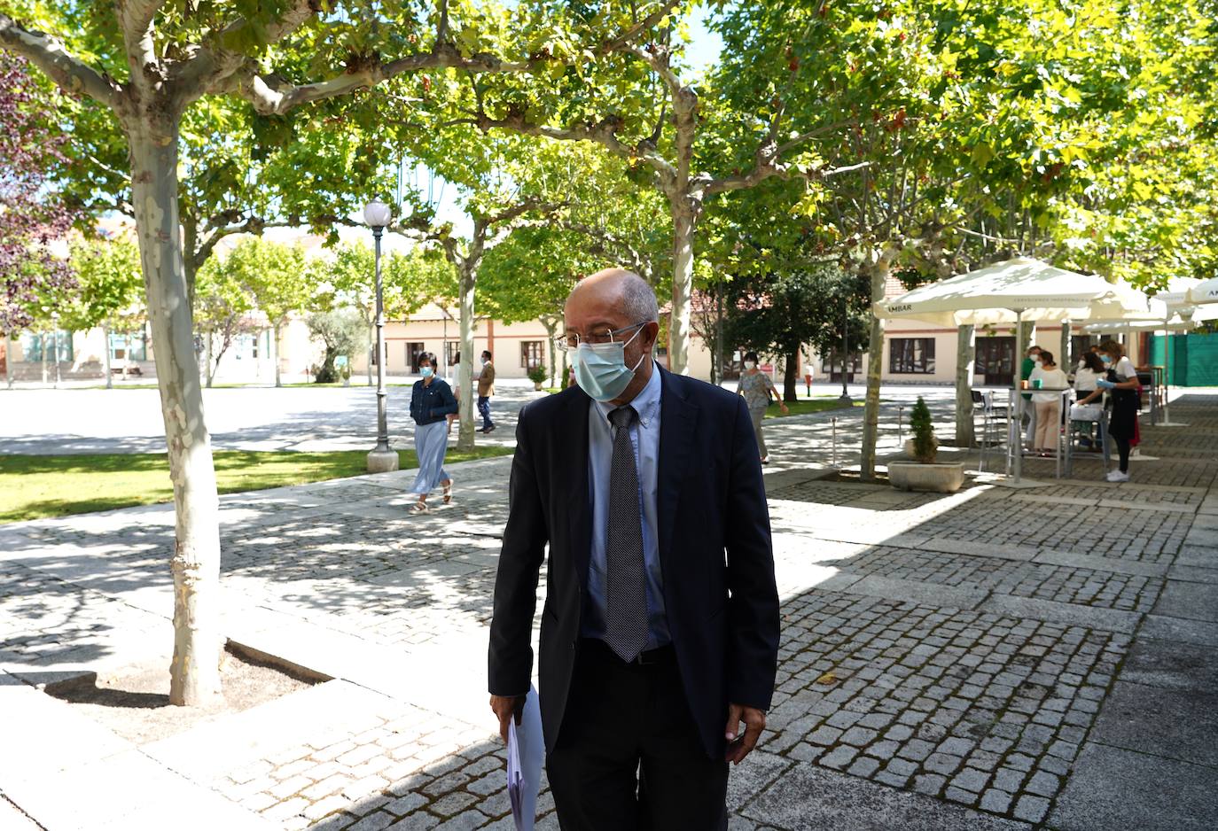 El vicepresidente, portavoz y consejero de Transparencia, Ordenación del Territorio y Acción Exterior, Francisco Igea, comparece en rueda de prensa posterior al Consejo de Gobierno.