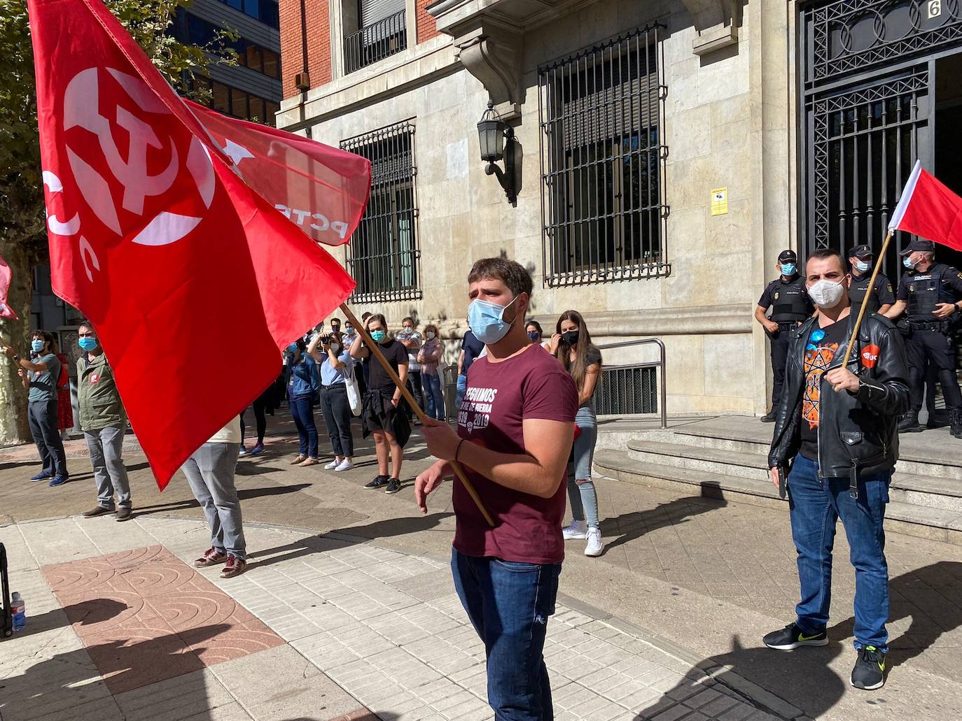 Concentración contra el tarifazo en León. 