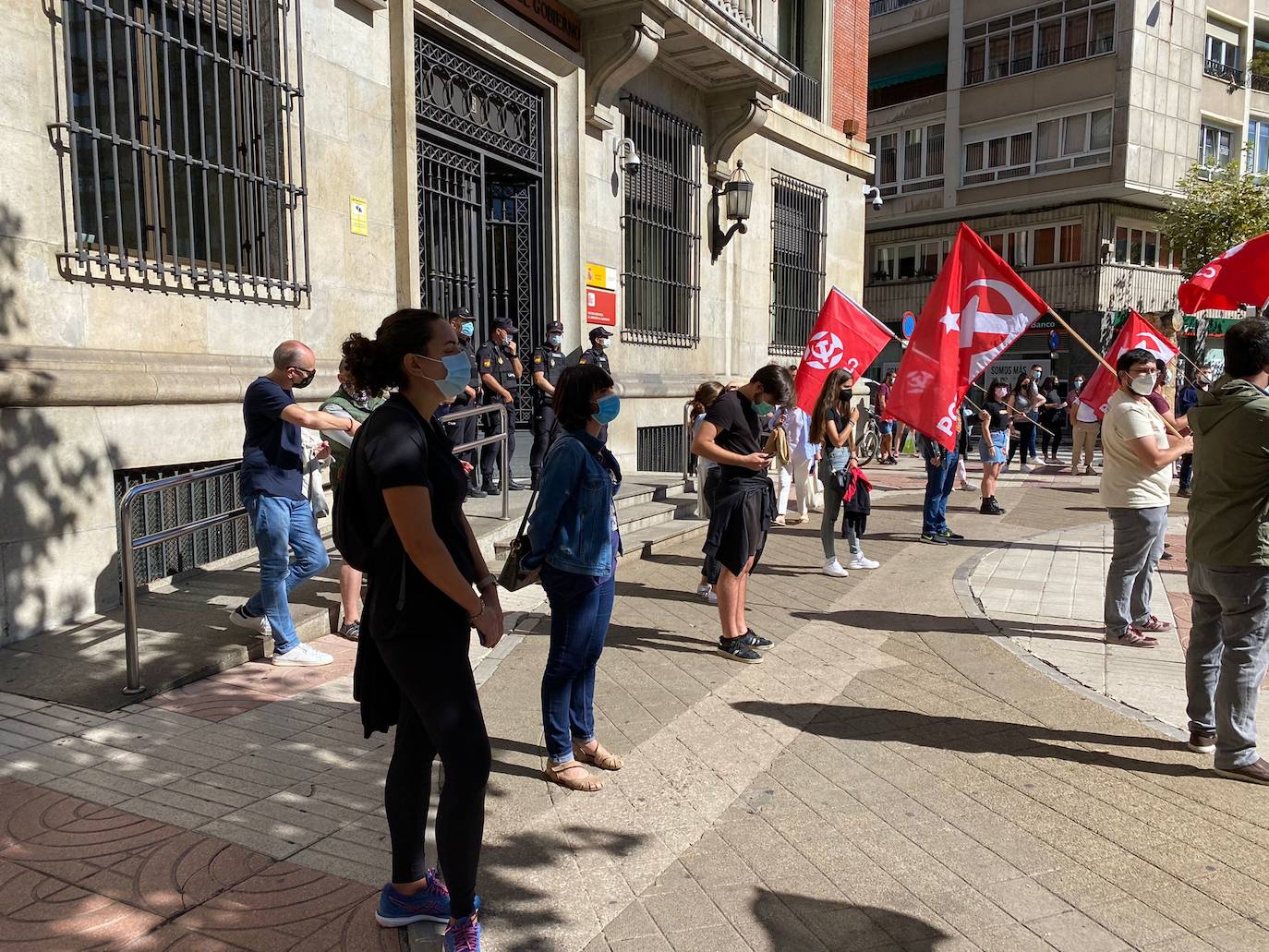 Concentración contra el tarifazo en León. 