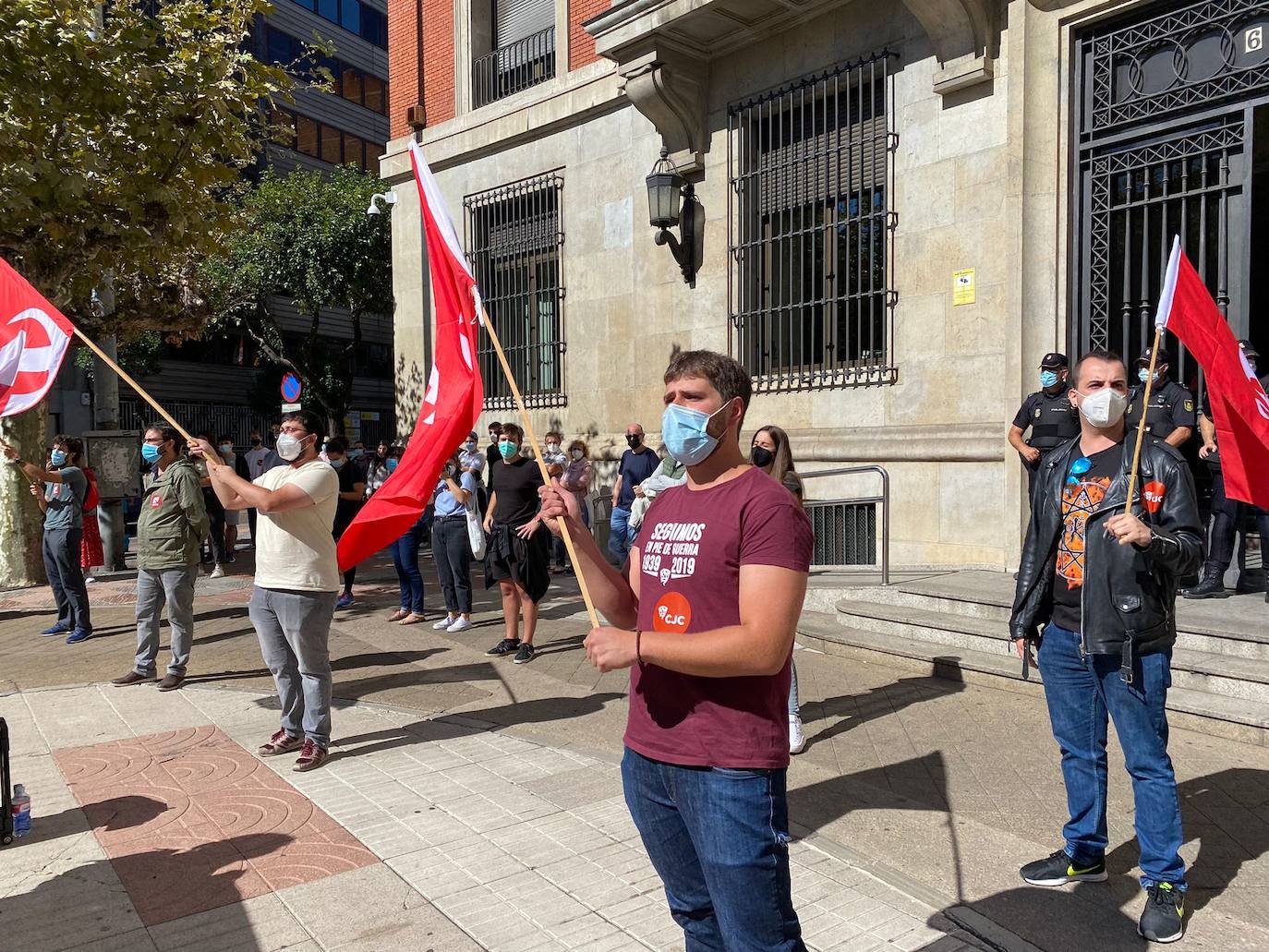 Concentración contra el tarifazo en León. 