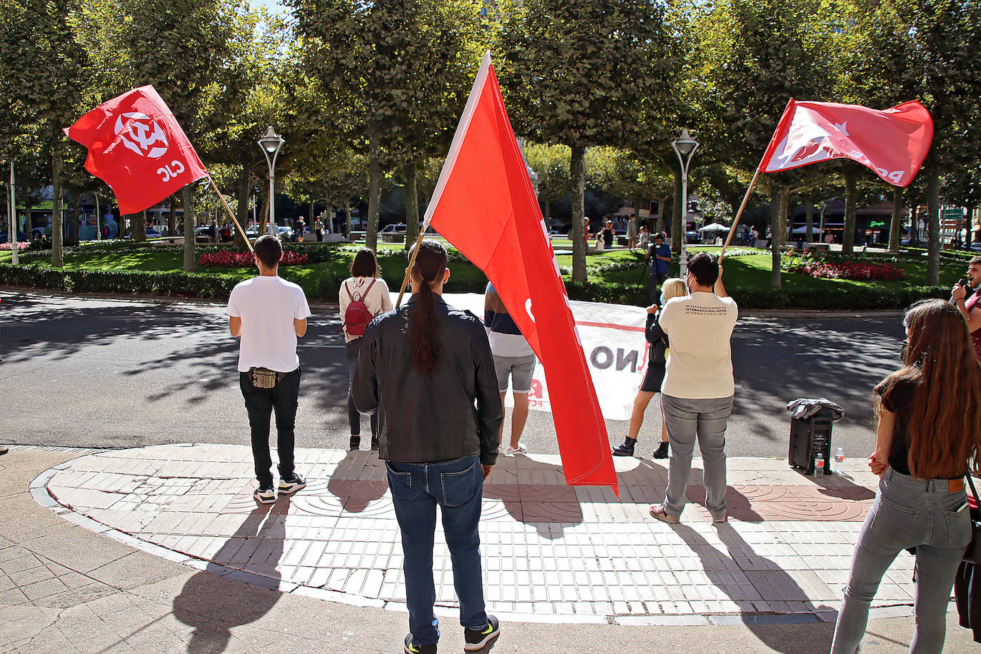 Concentración contra el tarifazo en León. 