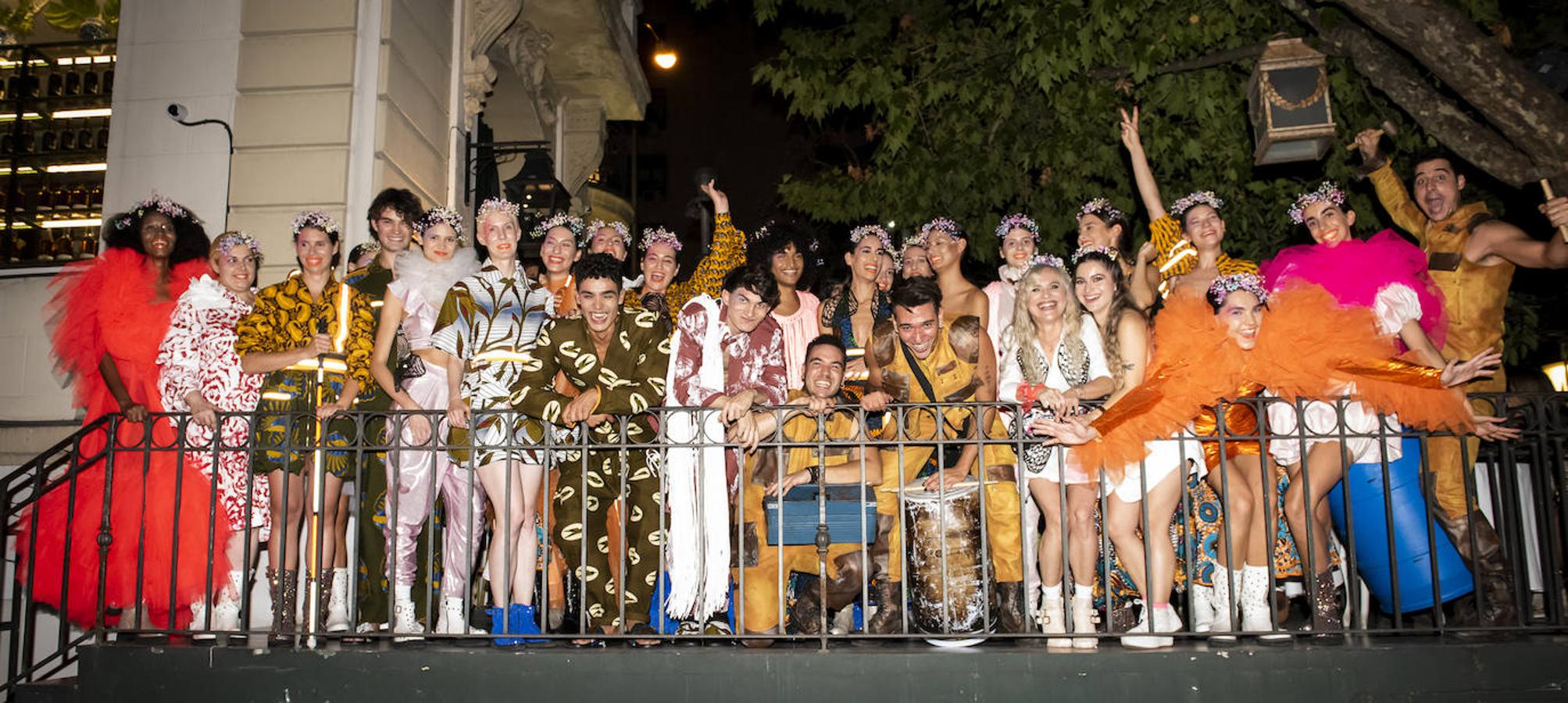 La leonesa María Lafuente presenta su nueva colección 'Meraki' en la Mercedes-Benz Madrid Fashion Week.