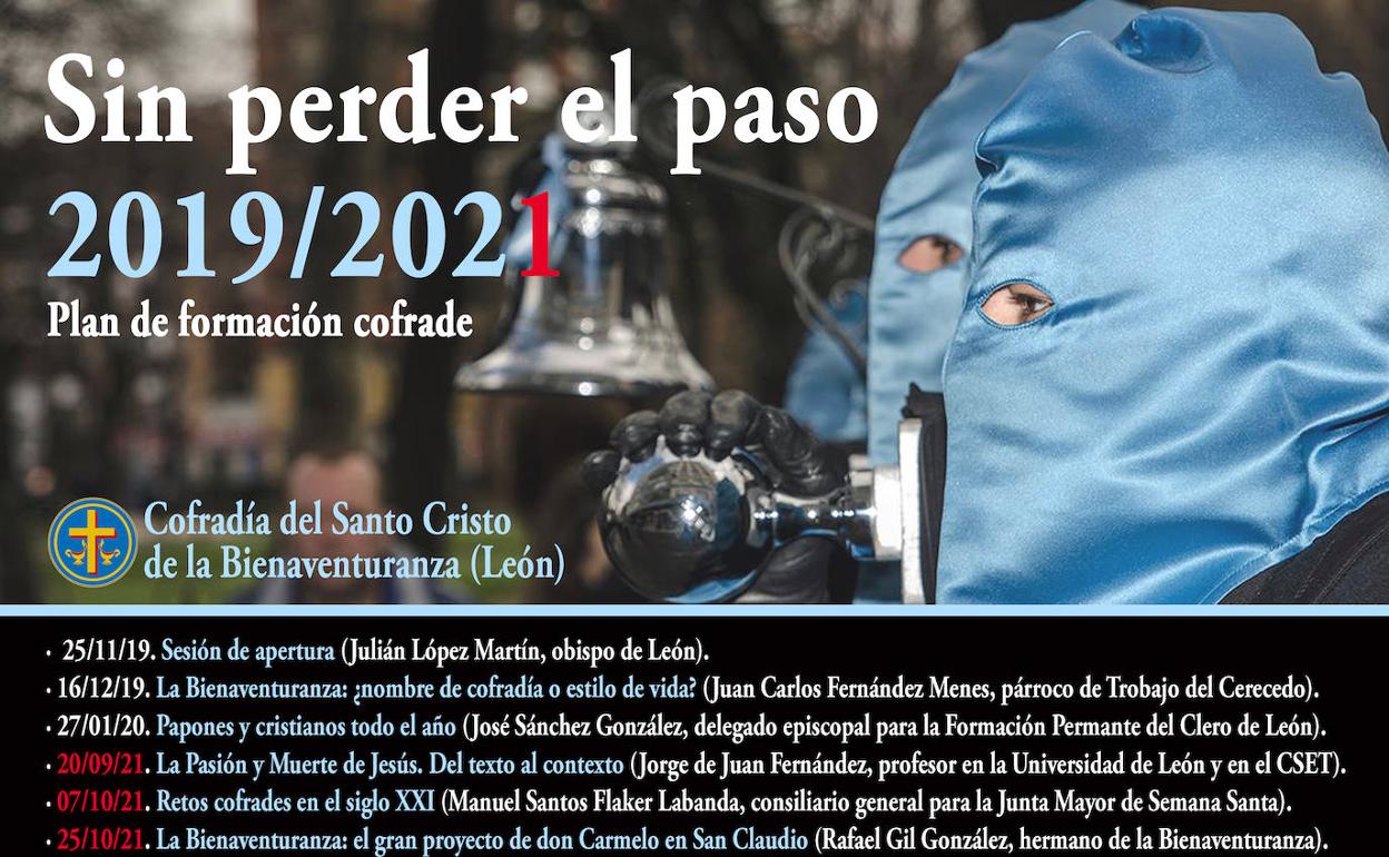 La Bienaventuranza reanuda este lunes su plan de formación cofrade 'Sin perder el paso'
