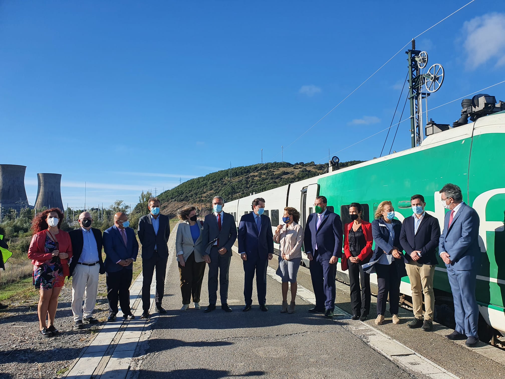 La ministra de Transportes, Movilidad y Agenda Urbana, Raquel Sánchez, realiza el primer viaje sobre esta infraestructura en un 'tren técnico' | Las pruebas de seguridad permitirán su apertura en el último tramo del 2022 o inicios del 2023. 