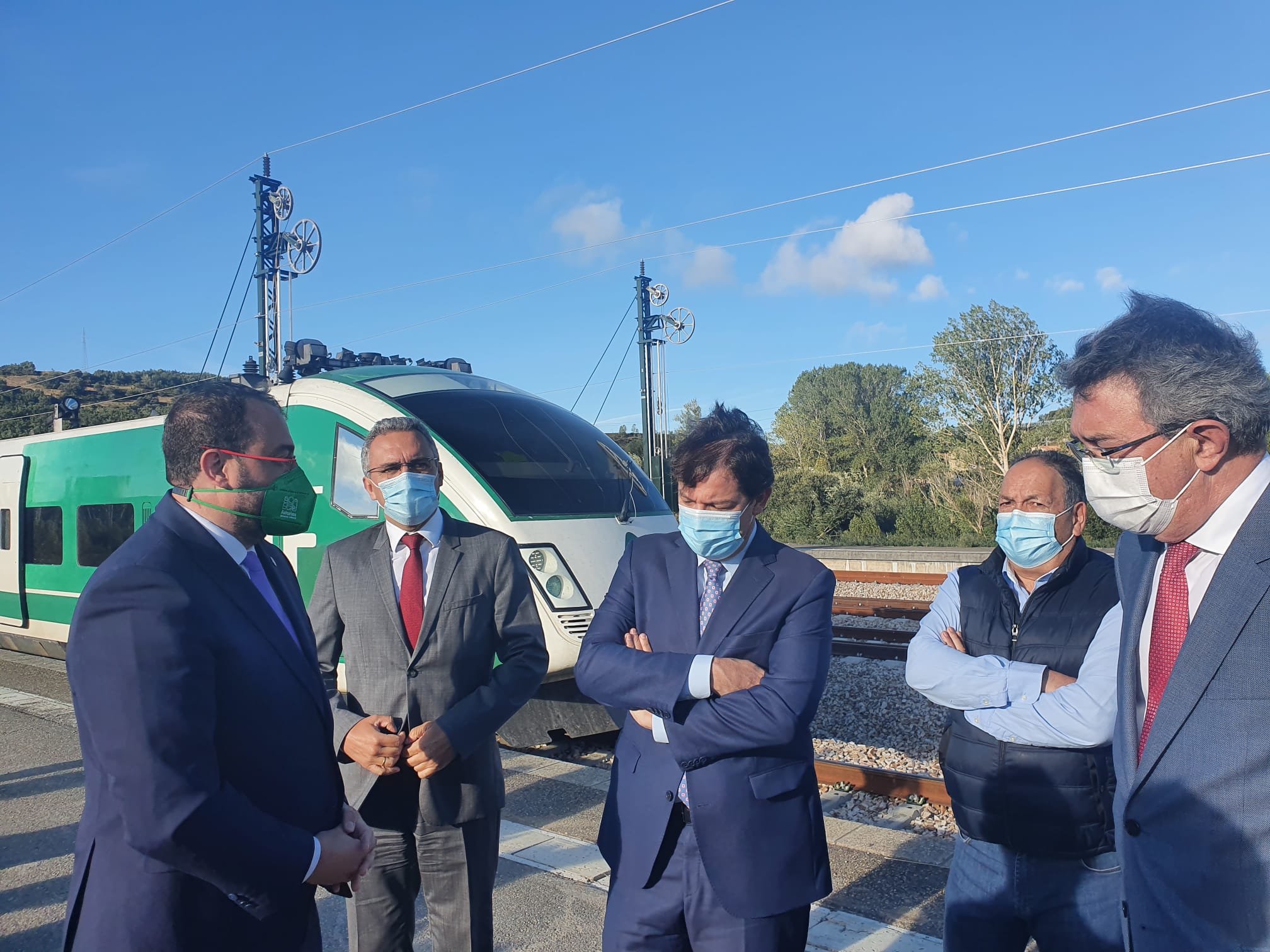 La ministra de Transportes, Movilidad y Agenda Urbana, Raquel Sánchez, realiza el primer viaje sobre esta infraestructura en un 'tren técnico' | Las pruebas de seguridad permitirán su apertura en el último tramo del 2022 o inicios del 2023. 