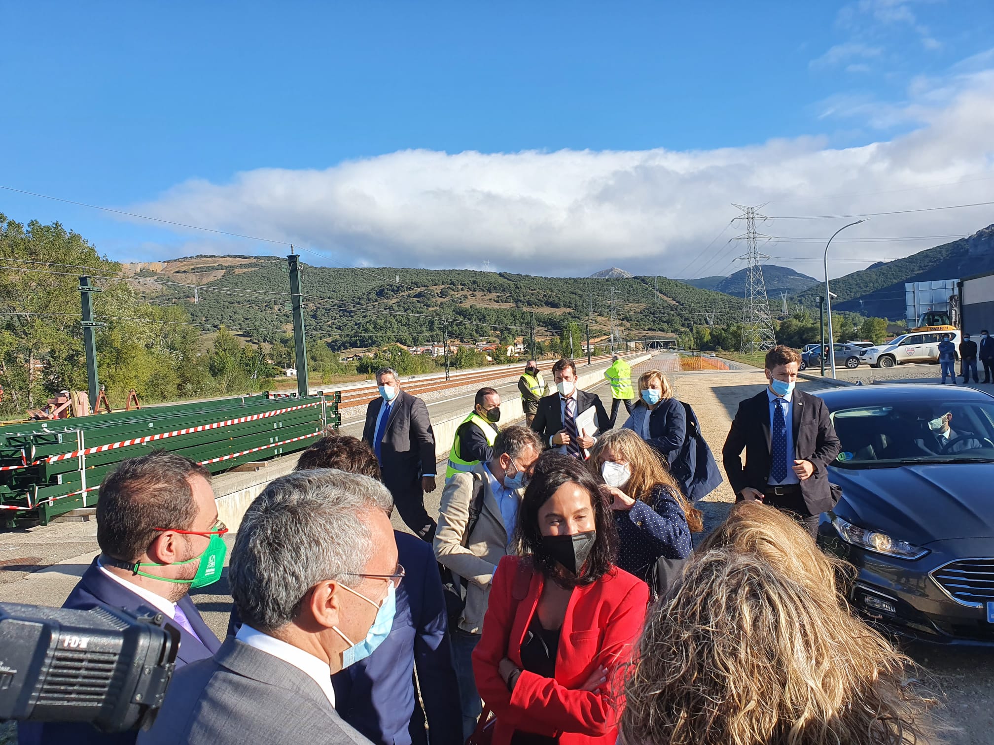 La ministra de Transportes, Movilidad y Agenda Urbana, Raquel Sánchez, realiza el primer viaje sobre esta infraestructura en un 'tren técnico' | Las pruebas de seguridad permitirán su apertura en el último tramo del 2022 o inicios del 2023. 