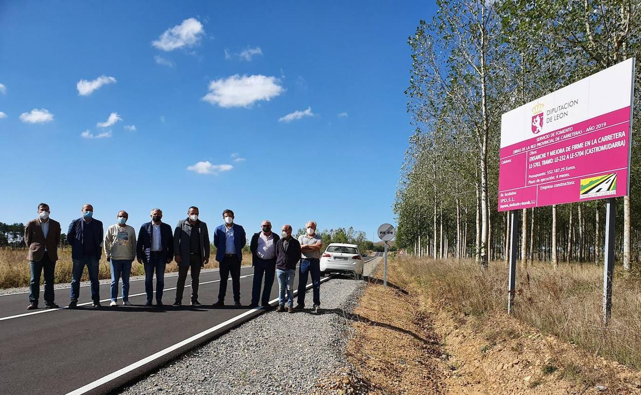 Imagen de la carretera de Castromudarra.