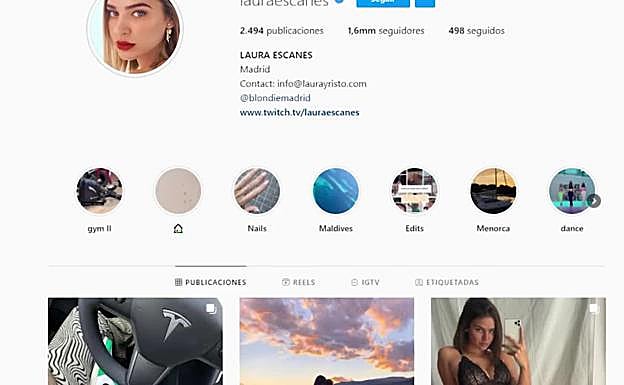 Laura Escanes se muestra de lo más natural con sus seguidores