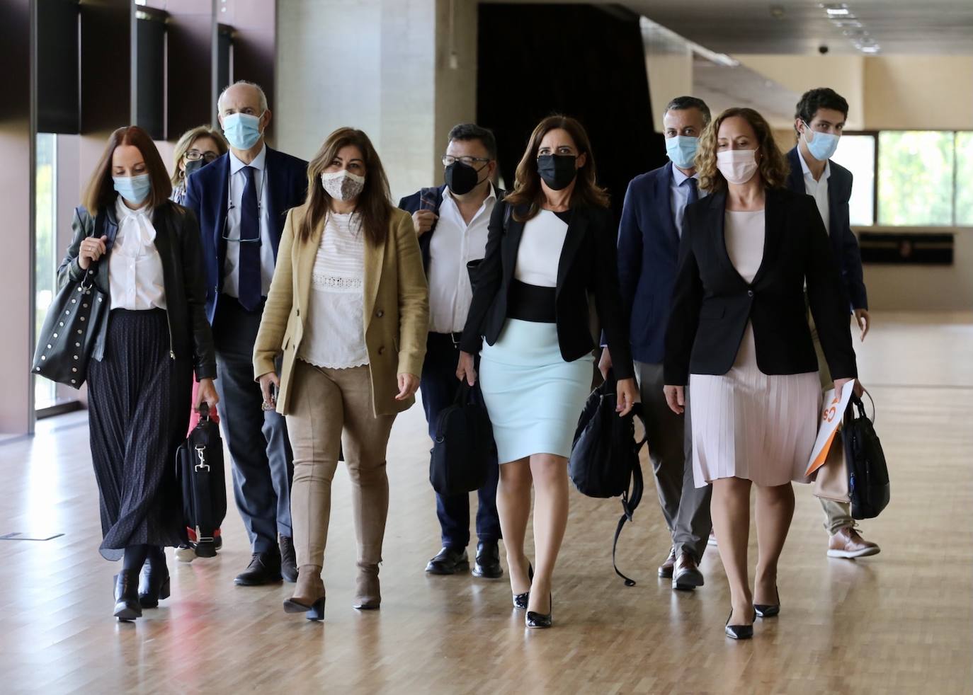 La consejera de Empleo e Industria, Ana Carlota Amigo, comparece, a petición propia, en la Comisión de Empleo e Industria de las Cortes de Castilla y León para informar sobre el grado de cumplimiento de los objetivos de su departamento para la legislatura.