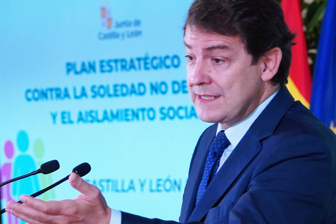 Fotos: El presidente de la Junta presenta el &#039;Plan Estratégico de Castilla y León contra la soledad no deseada y el aislamiento social 2022-2025&#039;