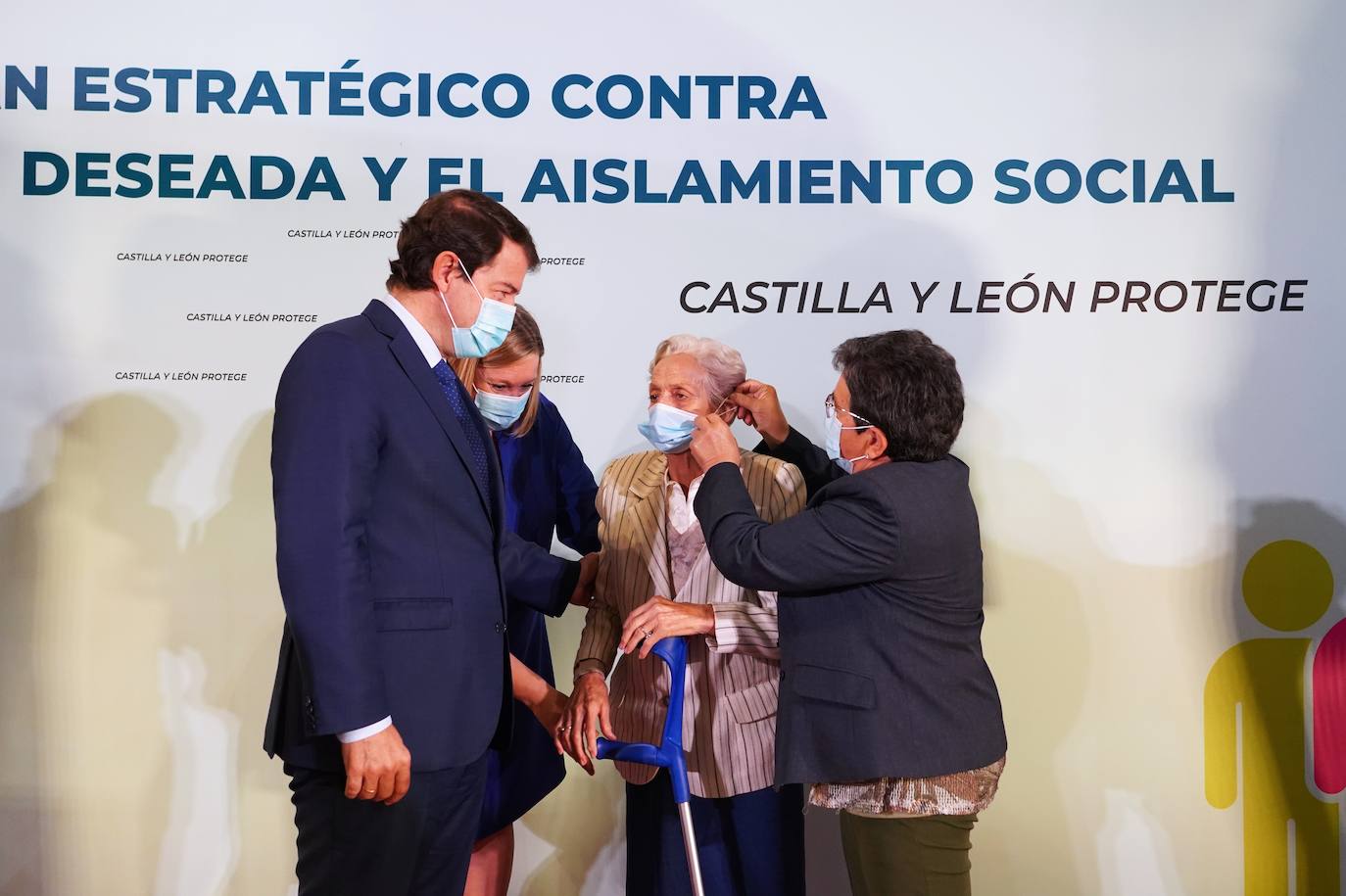 Fotos: El presidente de la Junta presenta el &#039;Plan Estratégico de Castilla y León contra la soledad no deseada y el aislamiento social 2022-2025&#039;