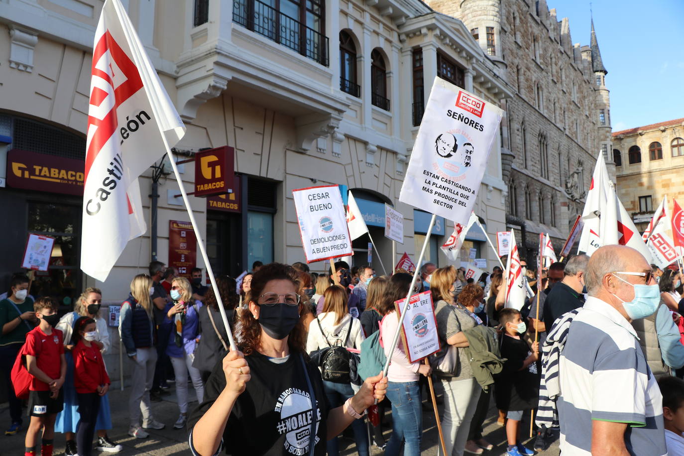 Las organizaciones sindicales solicitan «el cese total» del Ere planteado por la entidad bancaria.