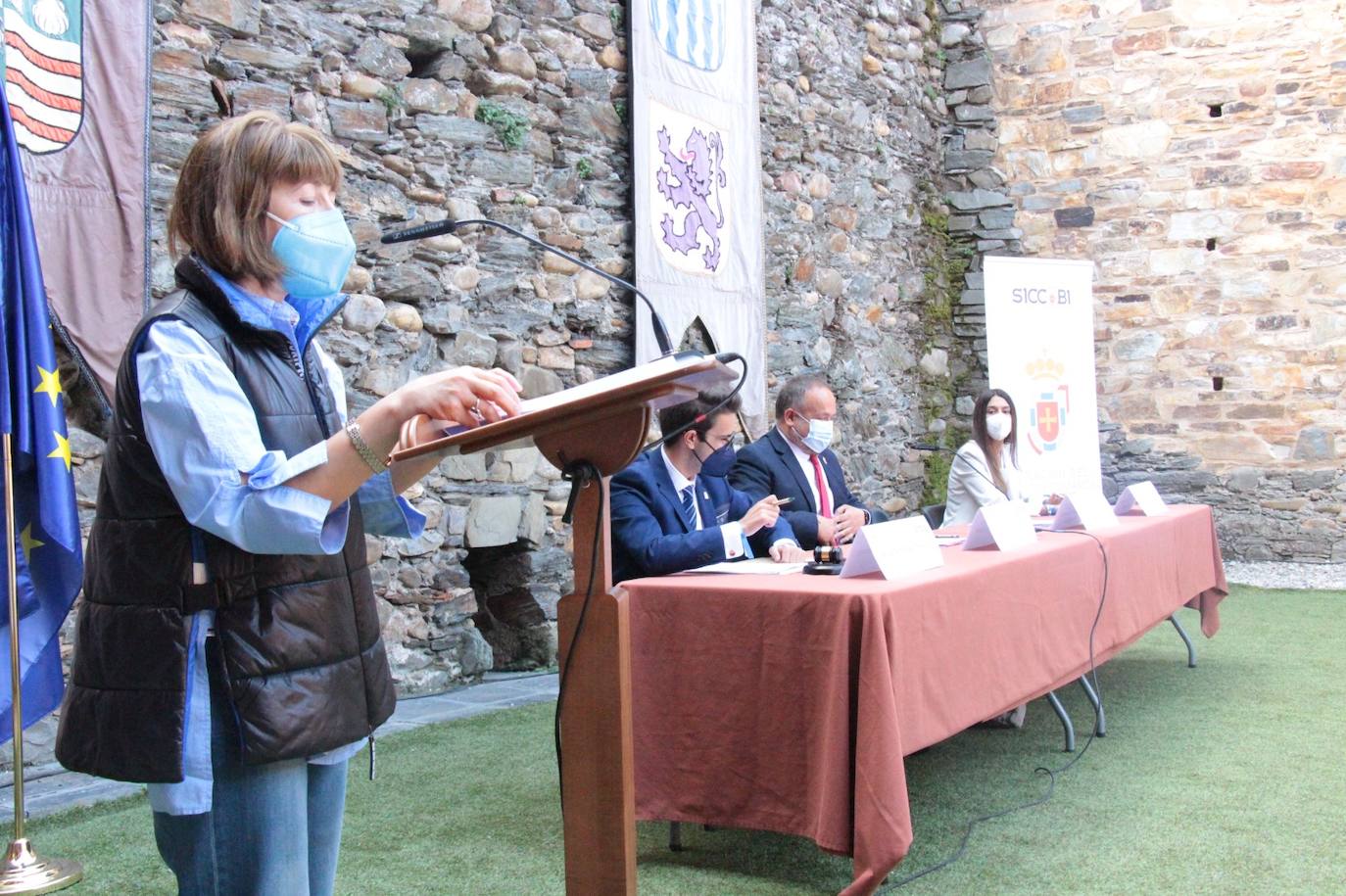 Inauguración del evento de Simulación del Consejo Comarcal del Bierzo (Siccobi).