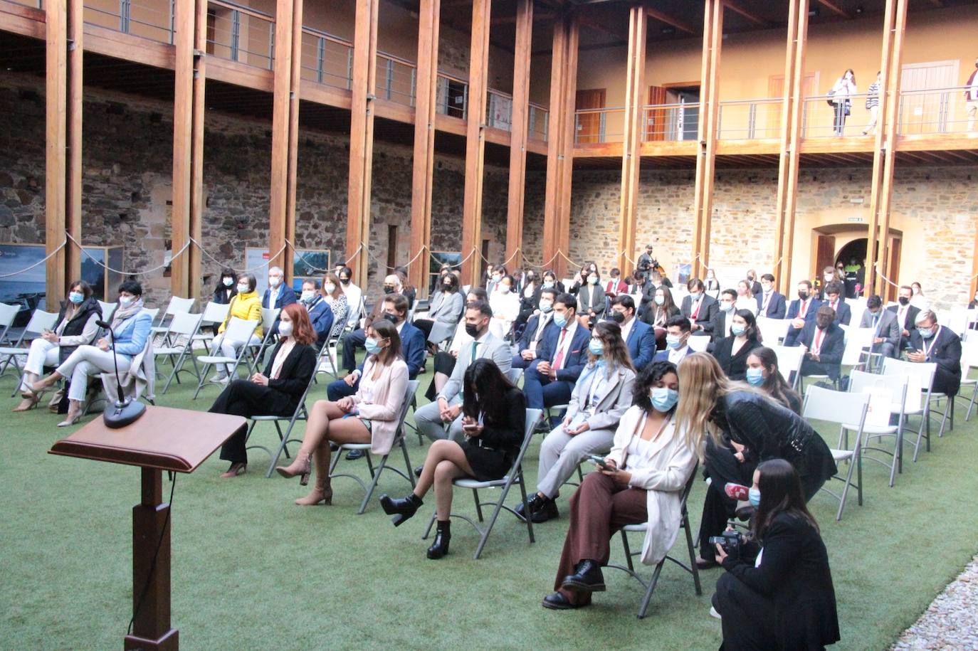 Inauguración del evento de Simulación del Consejo Comarcal del Bierzo (Siccobi).