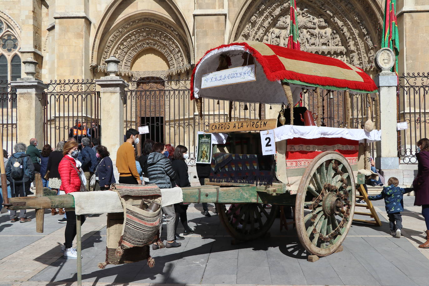 Fotos: Los carros engalanados en León