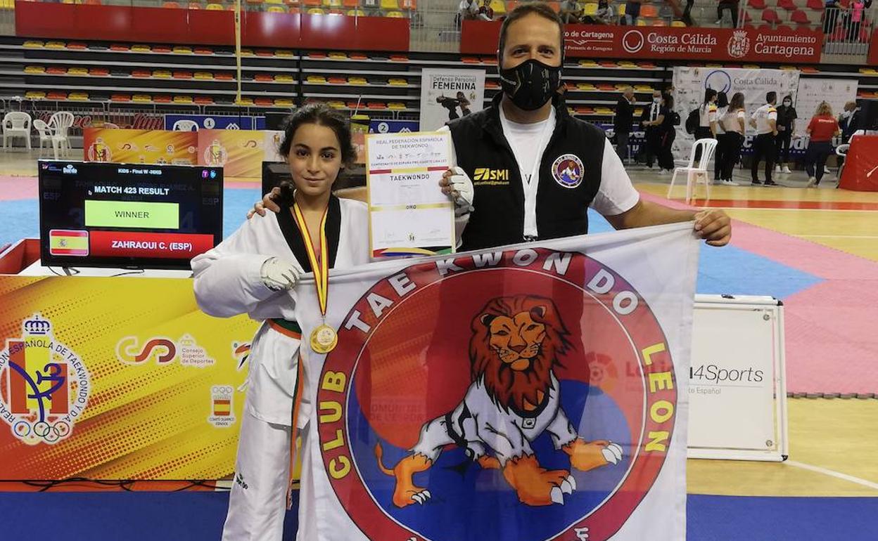 Chaima Zahraoui, campeona de España.