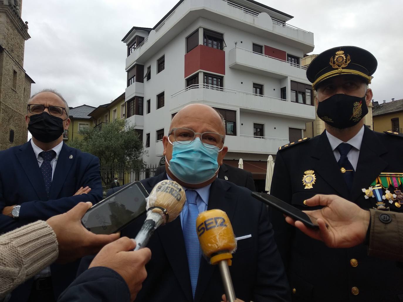 La Policía Nacional de Ponferrada celebra su festividad.