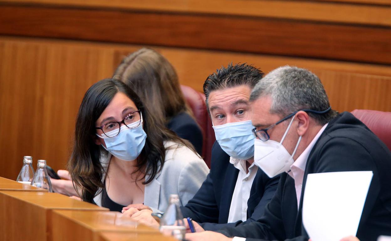 Luis Mariano Santos, durante el pleno de este martes. 