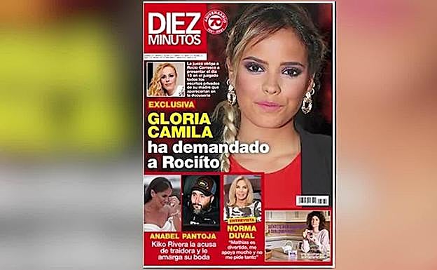 Gloria Camila responde por su demanda a Rocío Carrasco