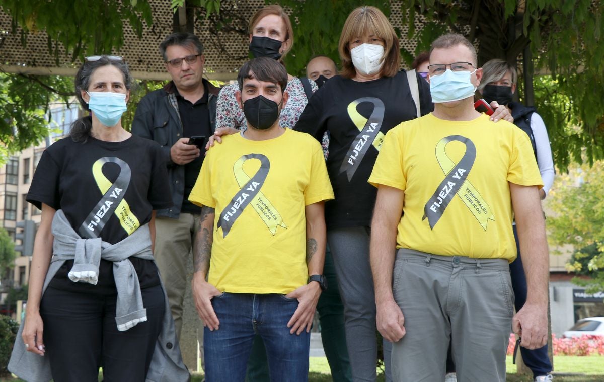 La Plataforma de Trabajadores Públicos Temporales ha realizado una jornada informativa en el primer día de paro nacional