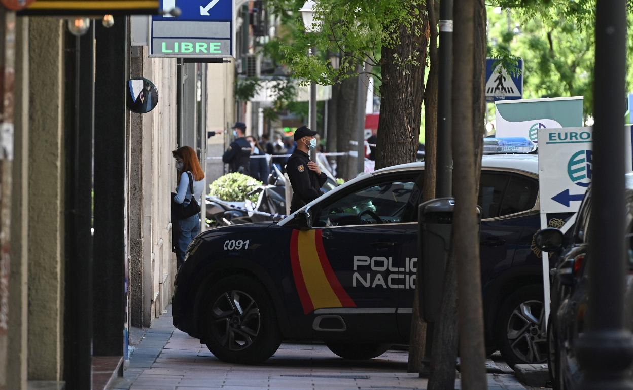 Coche de Policía Nacional.