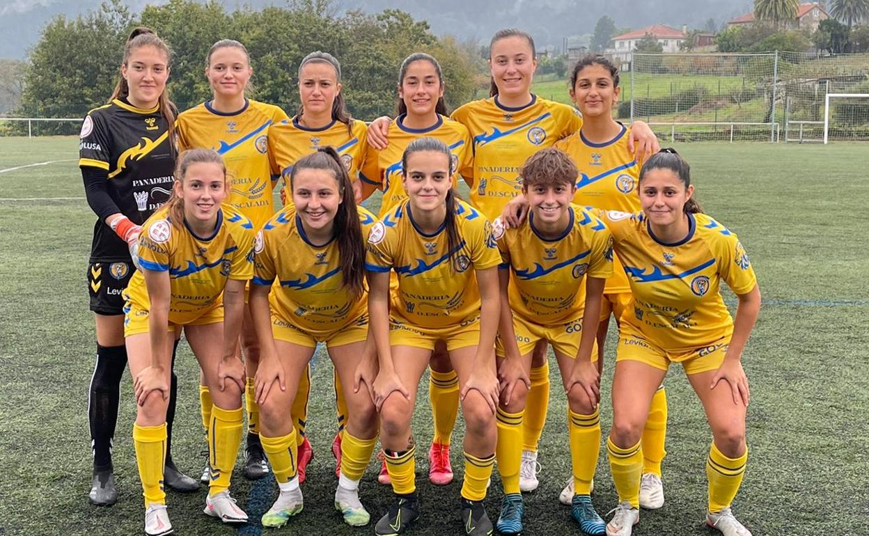 Alineación del Olímpico ante el Villestro.