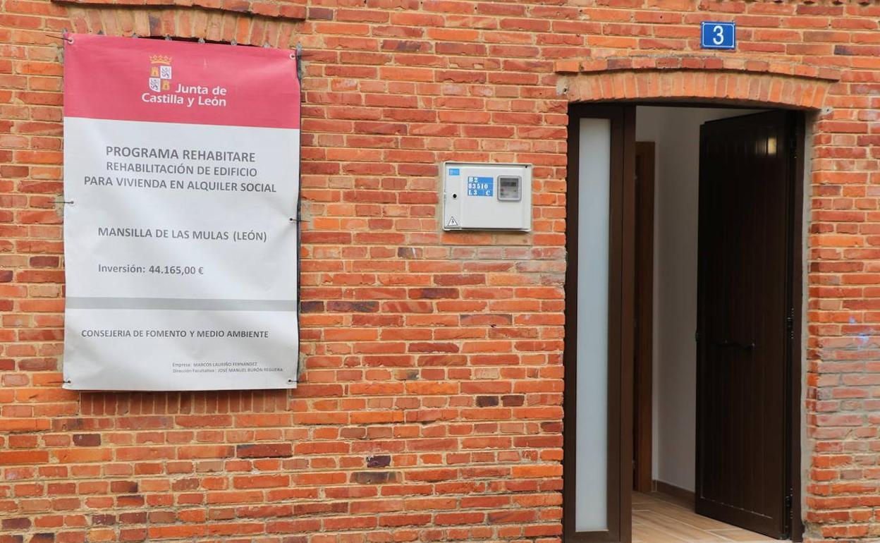 Programa de rehabilitación de viviendas en León.