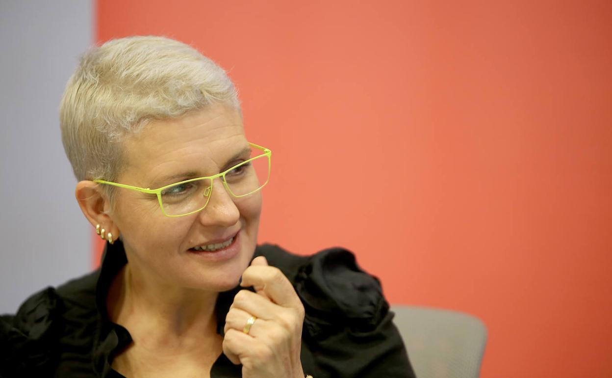 La CEO de la empresa berciana Pharmadus Botanicals, Beatriz Escudero.