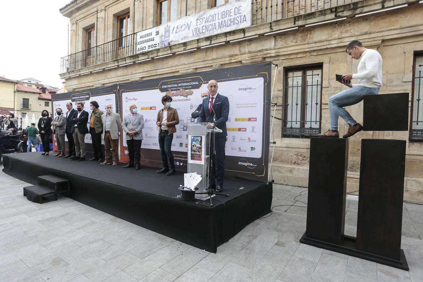 Presentación de la XVIII edición del Festival Internacional León Vive la Magia.