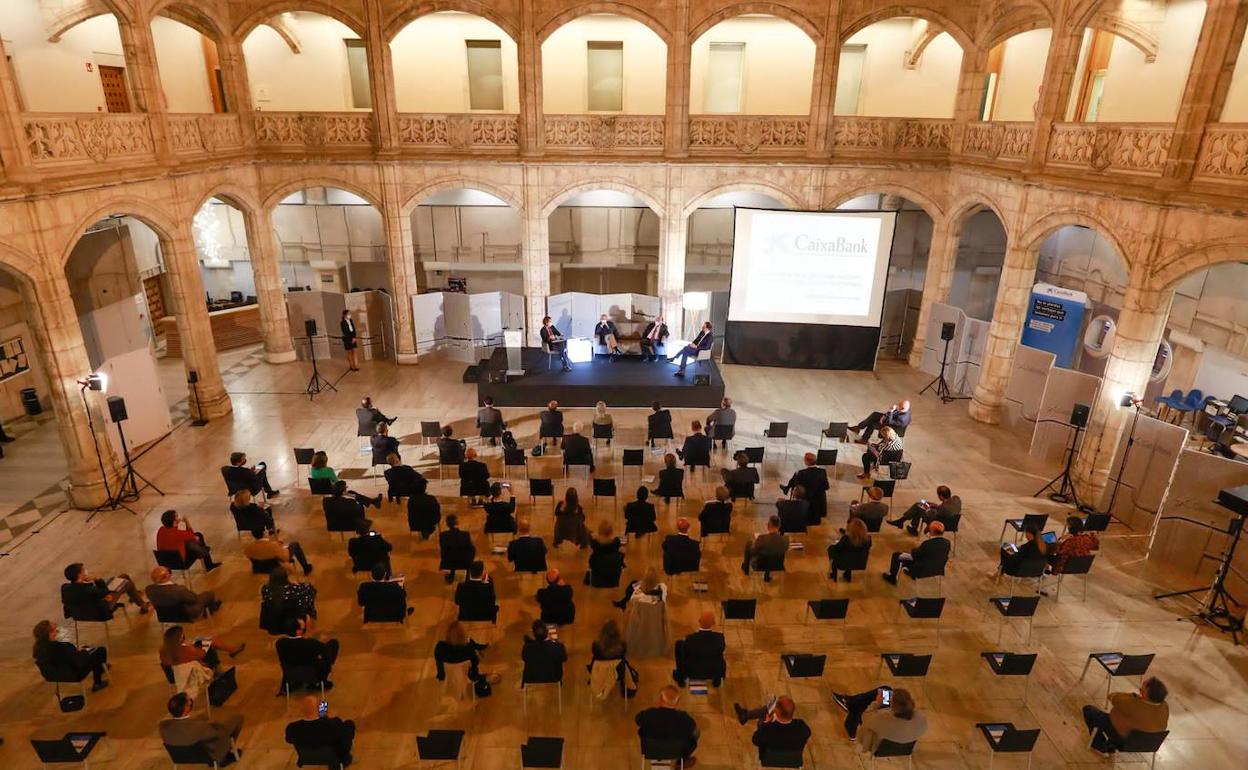 Momento de la presentación del diagnóstico estratégico de CaixaBank.