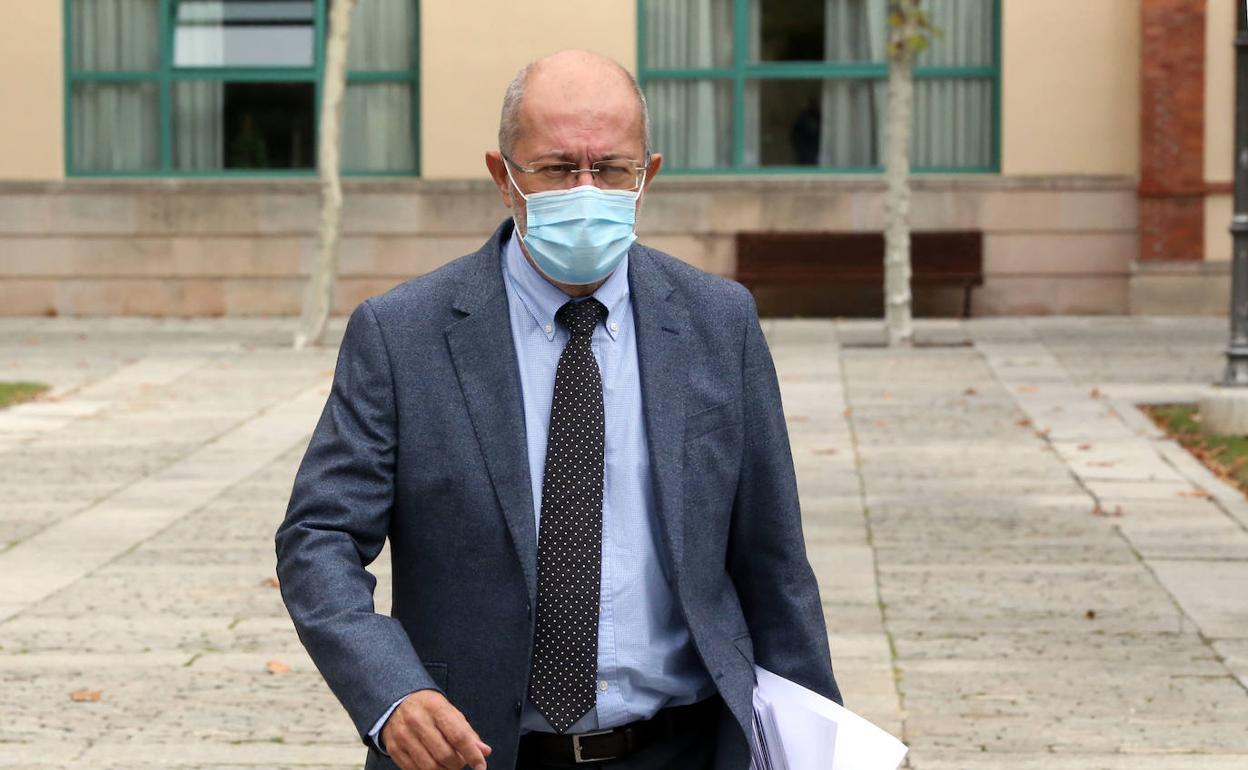 Francisco Igea durnt ela comparecencia posterior al Consejo de Gobierno.