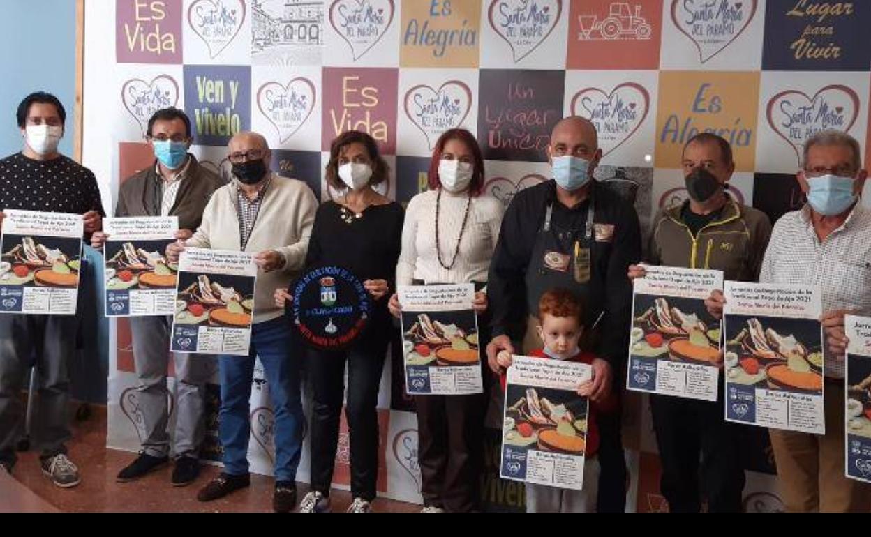 Presentación de las Jornadas de degustación de la tapa de Ajo en Santa María del Páramo.