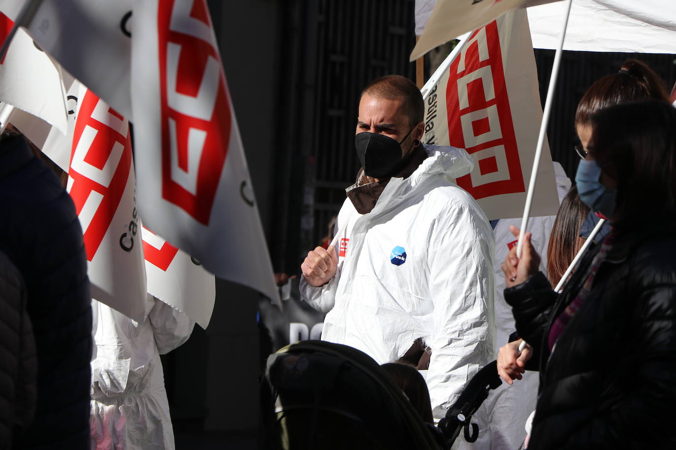 Reclaman que no haya deslocalización de sus puestos de trabajo y que no se siga adelante con la desindustrialización de León.