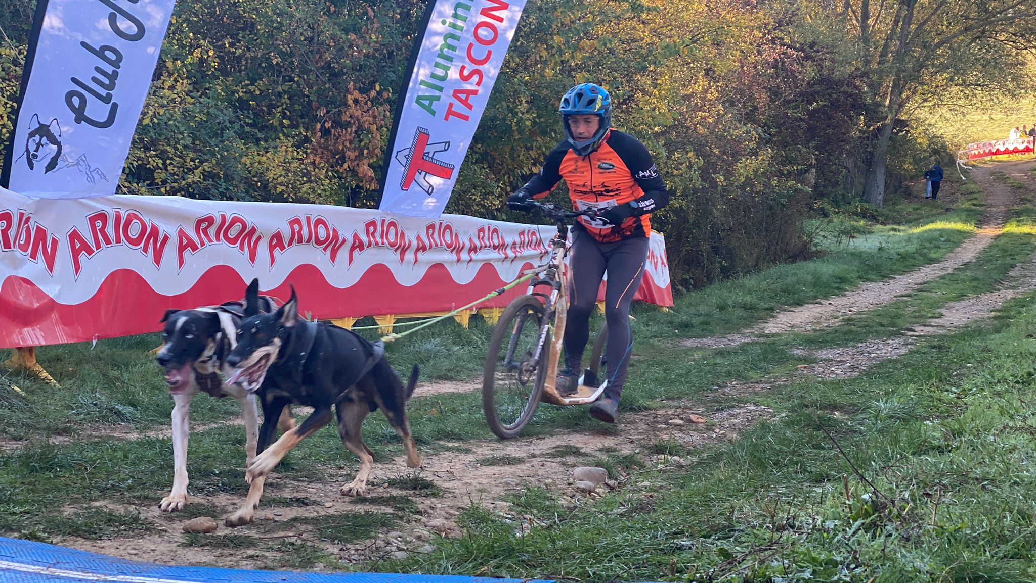 125 participantes de cuatro disciplinas han rodado con sus perros en la mañana de este domingo por las tierras de la Sobarriba.