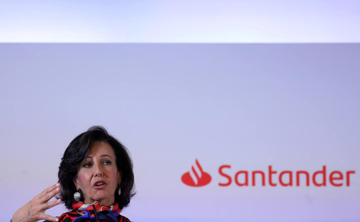 La presidenta de Banco Santander, Ana Botín. 