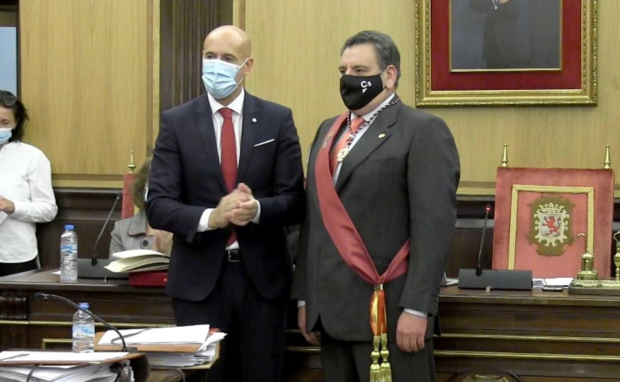 Toma de posesión de Antonio José Pérez Blanco. 