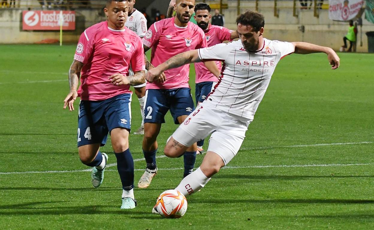 Galas, en un partido con la Cultural.