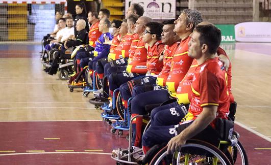 Miembros de la selección española.