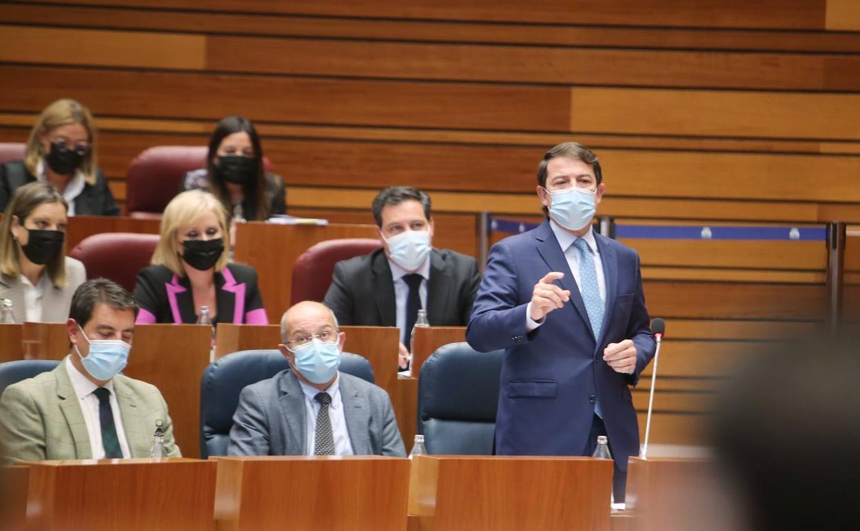 Fernández Maíeco en un momento del Pleno. 